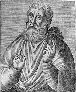 Portrait of St. Justin Martyr